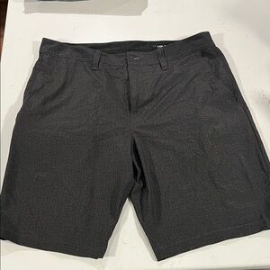 Volcom Men's Charcoal Flat Front Shorts